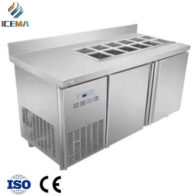 Giá tốt Tủ Lạnh Bàn Làm Việc 340L Cho Thực Phẩm Tươi Sống R134A R22 trực tuyến