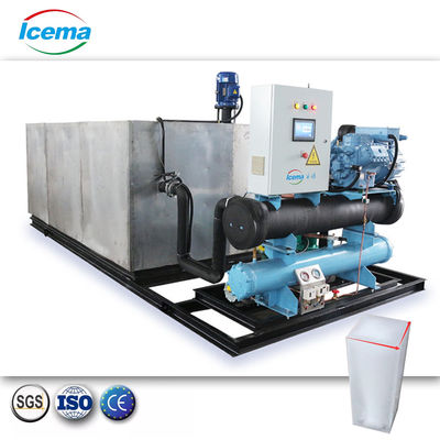 Giá tốt Máy làm băng khối nước mặn tự động 500kg/ngày-50t/ngày Với máy lạnh bằng không khí trực tuyến