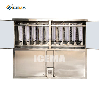 Giá tốt Máy chế tạo khối băng công nghiệp với lưới băng 19X21X6 và tốc độ làm băng 12-17 phút trực tuyến