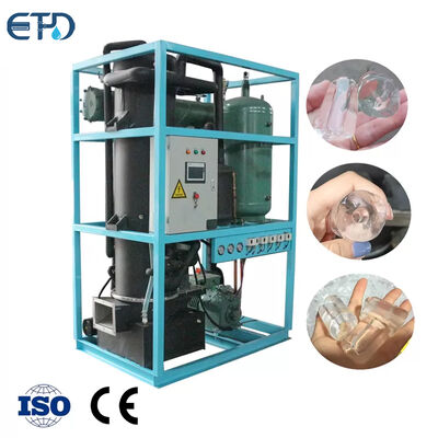 Máy làm đá ống thương mại 15 tấn / 24 giờ bằng thép không gỉ
